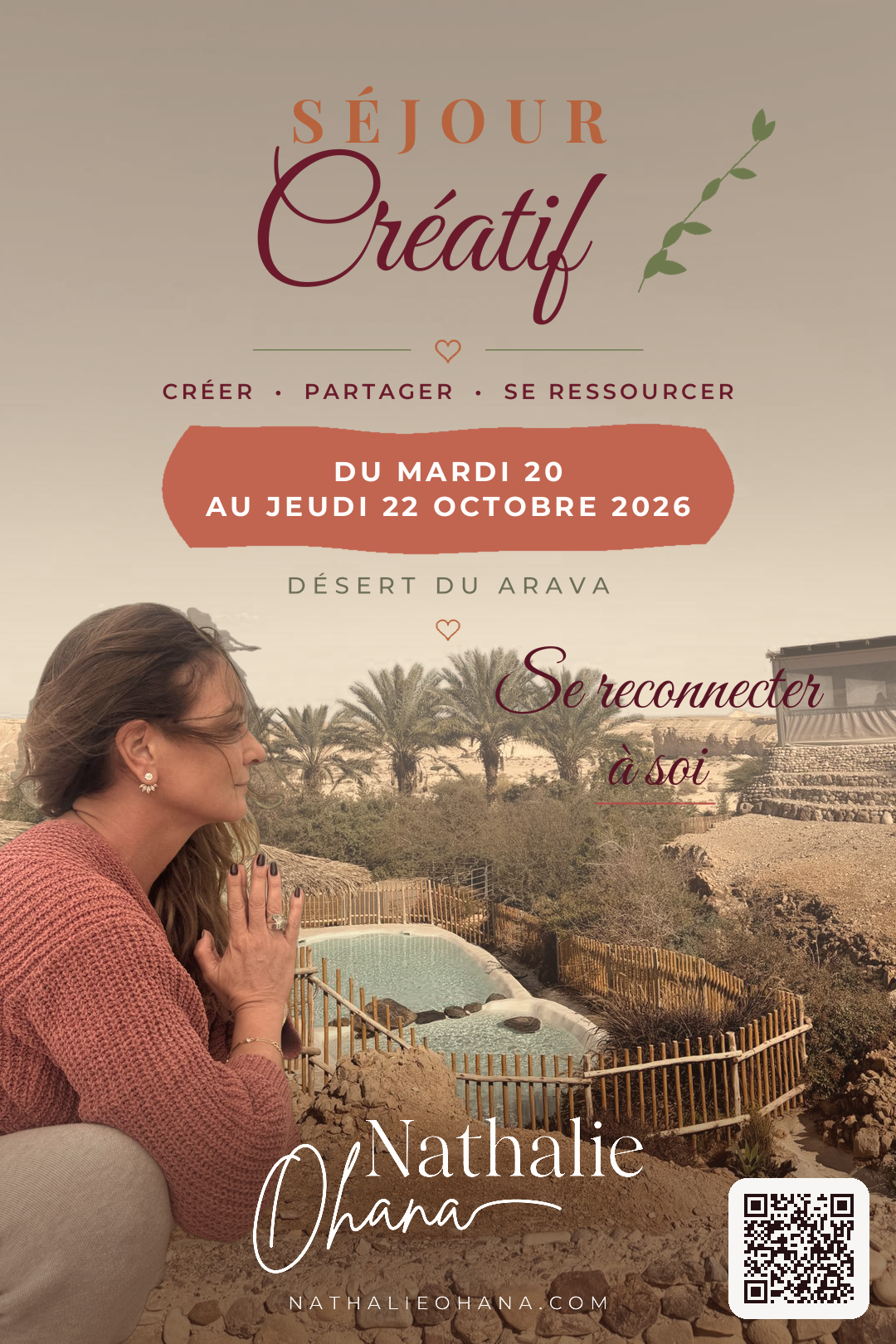 DESERT DU ARAVA | 20 - 22 Octobre | Créativité, lâcher-prise, connexion à soi